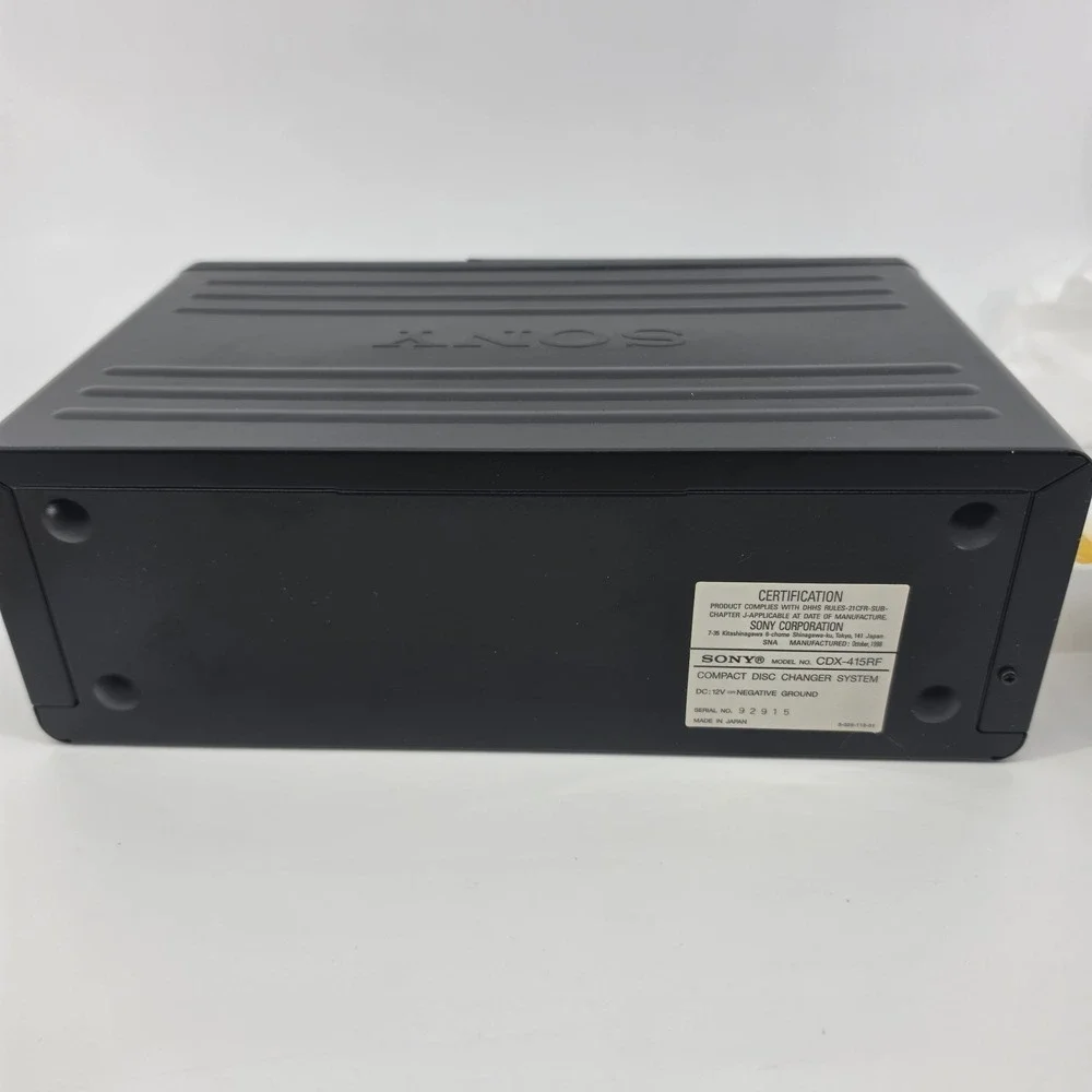 Sony CDX-415RF 10 Disc CD Changer w/ Controller Open Box New Never Used OEM